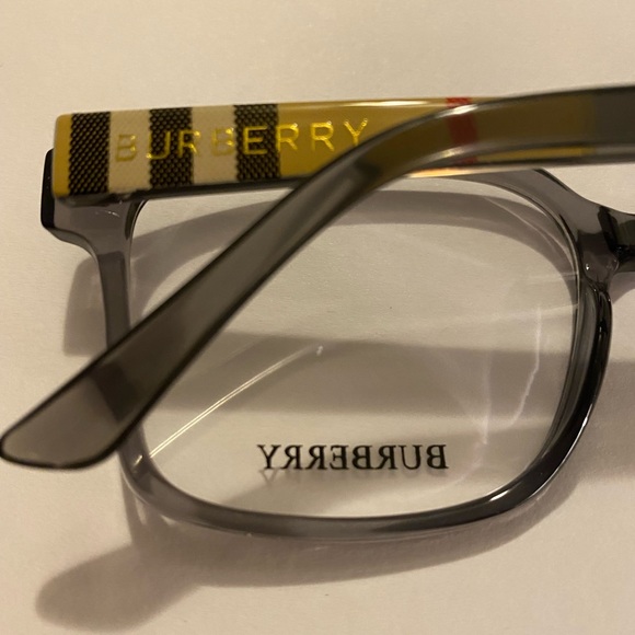 Burberry 96006 55/19 Square Gray Eyeglass Frame/ Unisex - Picture 5 of 7